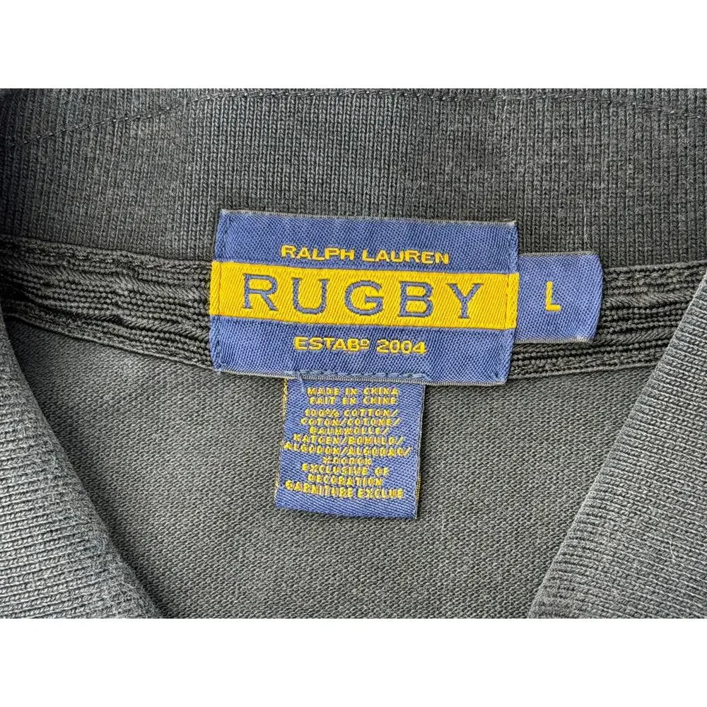 Vintage Ralph Lauren Rugby Estate 2004 Big Pony #11 Polo Shirt Mens L